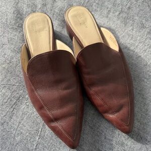 Cole Haan Grandos Maroon Leather Pointed Flats sz 8